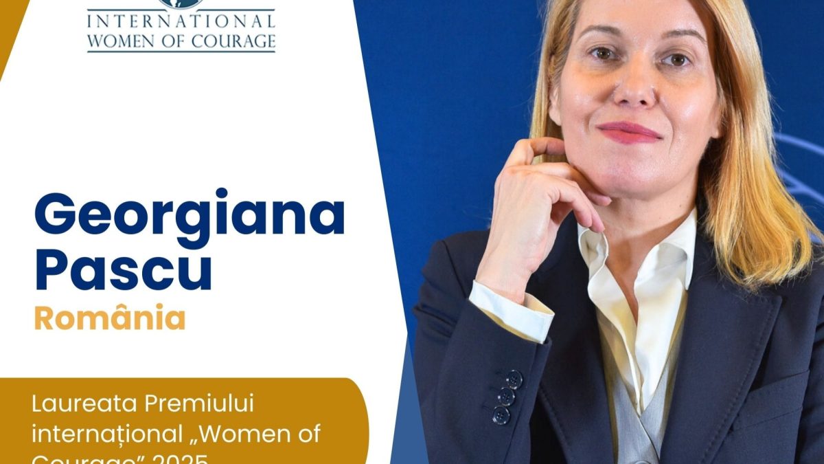 Cine este Georgiana Pascu, laureată a Premiului Internațional Women of Courage acordat de Departamentul de Stat al SUA