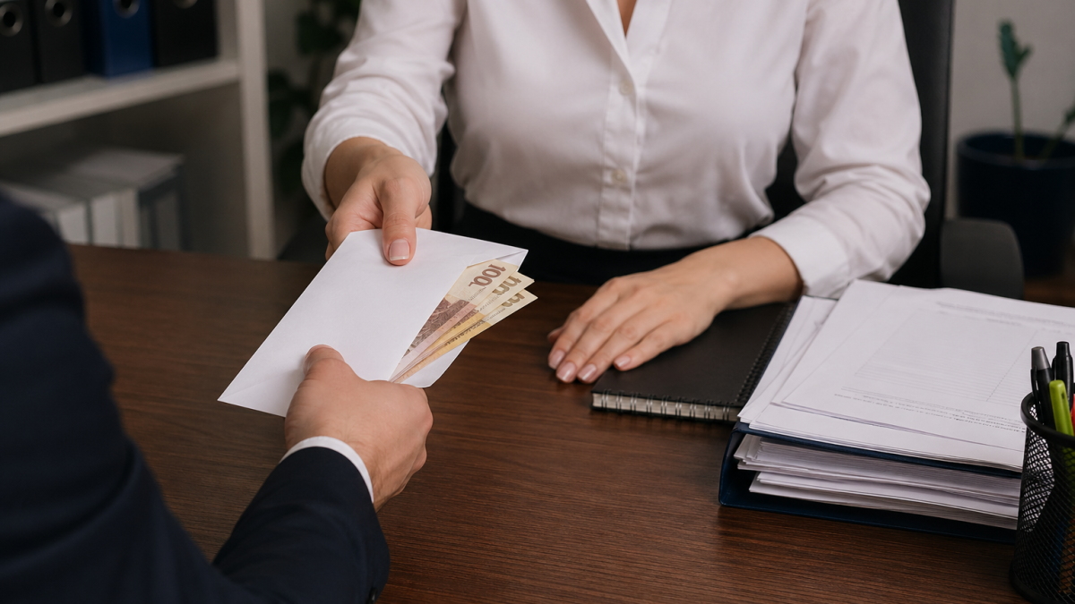 Angajată a Registrului Comerțului, condamnată pentru luare de mită