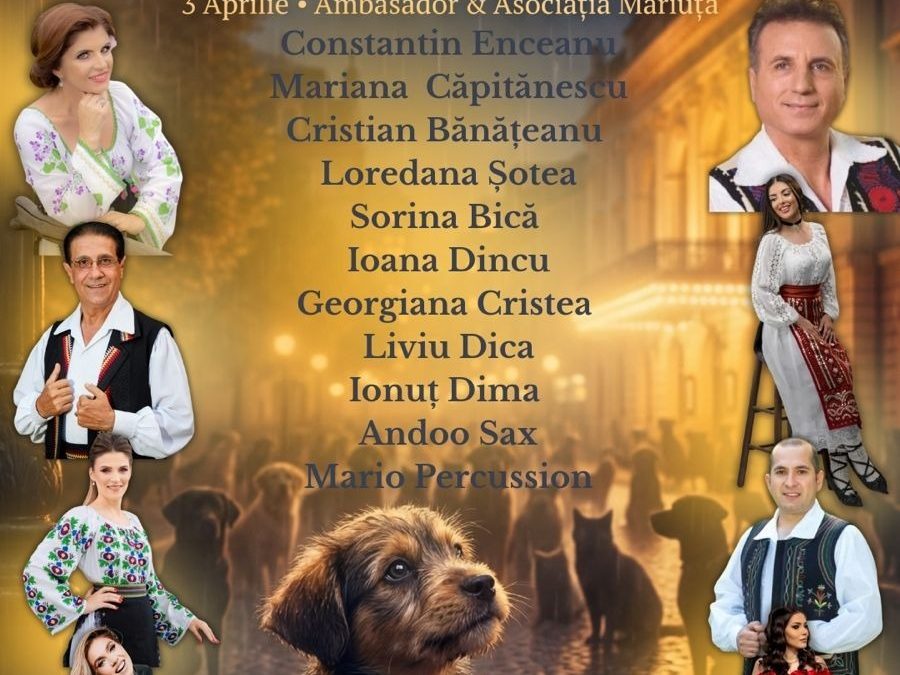 Gală caritabilă pentru sprijinirea celor 1300 de animale îngrijite de Asociația  Măriuța