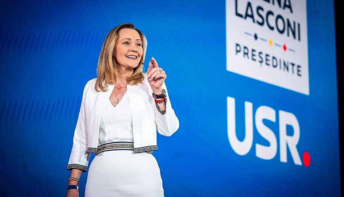 Elena Lasconi, candidata USR la prezidențiale, pe primul loc în Craiova